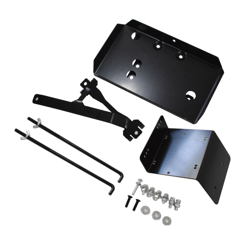 Black Dual Battery Tray for Toyota Hilux 2005-2015