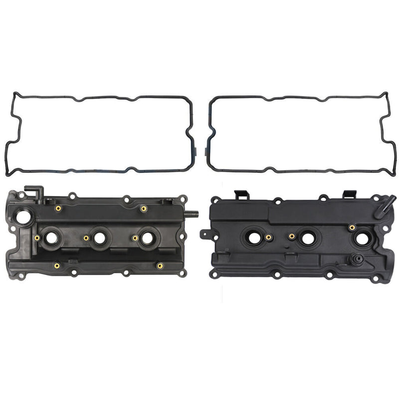 2 x Valve Rocker Tappet Cover With Gasket+ PCV Fit For Nissan Altima Maxima Murano 3.5L