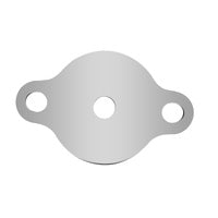 EGR Blanking plate Fit For Nissan ZD30 Patrol Navara 3.0ltr CRD Common Rail with HOLE