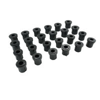 24 Pcs Front &amp; Rear Rubber Shackle Bushes Fit For Toyota Landcruiser FJ75 HJ75 FZJ75 HZJ75 4X4 1984-1999