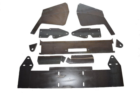 DIY Front Winch Bumper Kit Metal Fit For Jeep Cherokee XJ 1984-2001