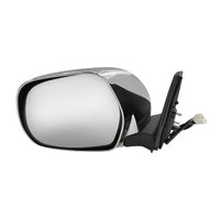 3 Pins Door Mirror Assembly Left Hand Side Chrome Cover Fit For Toyota Prado 120 Series 2002-2009