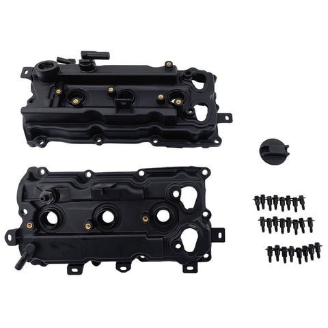 Fit For Nissan Altima Pathfinder Maxima Murano Infiniti JX QX60 VQ35DE 13264-9N00A 13264-9N00B 2 Pcs Valve Cover With Gasket & Cap