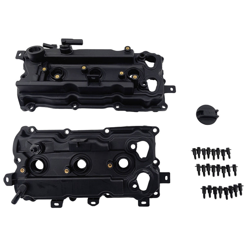 Fit For Nissan Altima Pathfinder Maxima Murano Infiniti JX QX60 VQ35DE 13264-9N00A 13264-9N00B 2 Pcs Valve Cover With Gasket & Cap