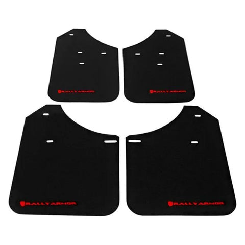 Rally Armor Basic Mud Flap (WRX/STi 01-07) Red Logo — fits Subaru Impreza