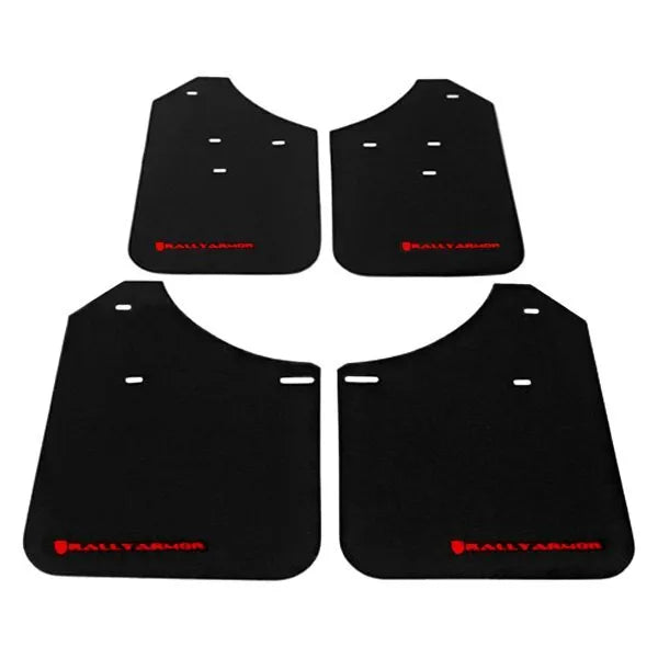 Rally Armor Basic Mud Flap (WRX/STi 01-07) Red Logo — fits Subaru Impreza