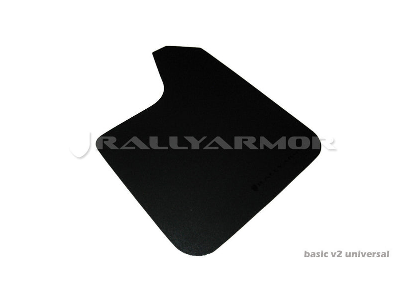 Rally Armor Universal Basic Mud Flap - Black Logo