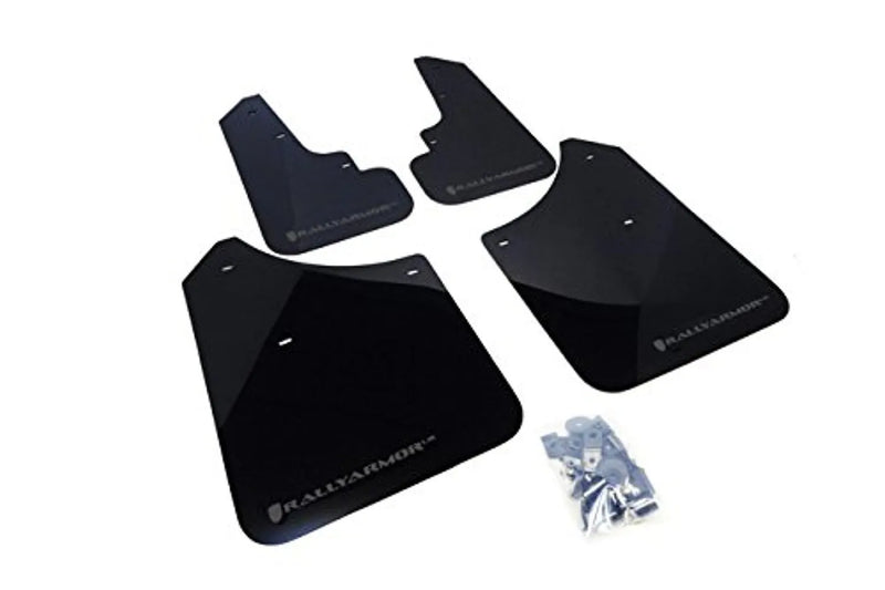 Rally Armor UR Rally Mud Flap (Forester 03-07) Black/Grey Logo — fits Subaru Forester