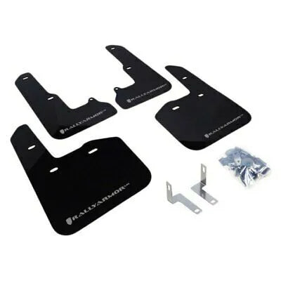 Rally Armor UR Rally Mudflap Kit (Forester 2019+) Black/Grey Logo — fits Subaru Forester