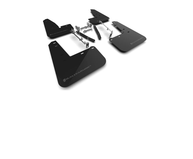 Rally Armor UR Rally Mud Flap (GR Corolla) Black/Grey Logo — fits Toyota Corolla