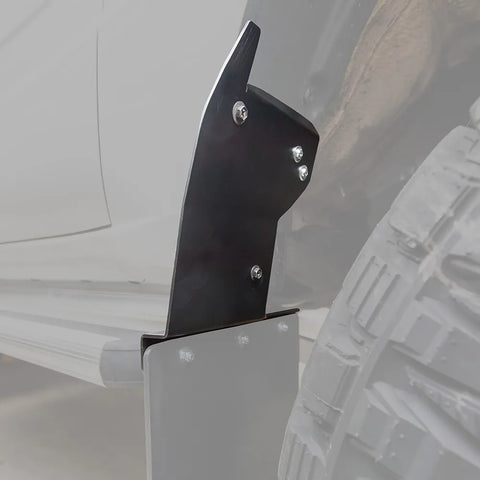 Superior Engineering Superior Mudflap Brackets OE to -12 Offset — Toyota LandCruiser 105 Series Front