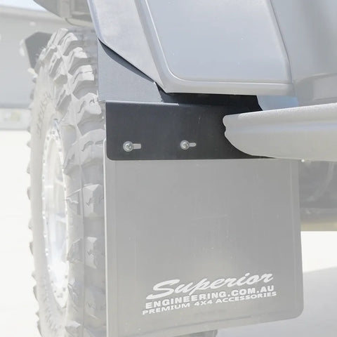Superior Engineering Superior Mudflap Brackets — Jeep Gladiator Rubicon 2020 On Front