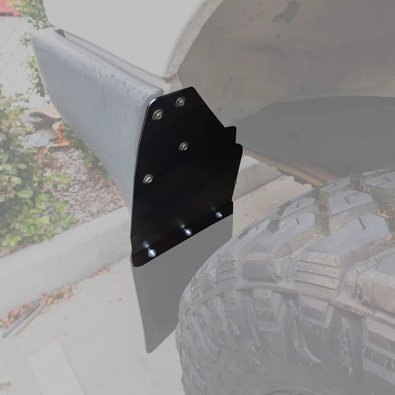 Superior Engineering Superior Mudflap Brackets OE to -12 Offset — Toyota LandCruiser 105 Series Rear