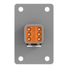 Deutsch DT 6 Way Flange Mount Receptacle DT04-6P-L012