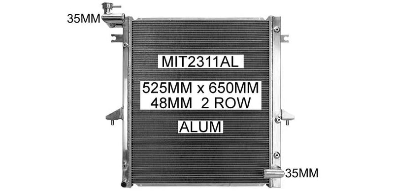 Koyorad K-Sport Performance Radiator (Triton ML-MN 06-15 2.5L TD/Challenger PB,PC 09+ Manual) — fits Mitsubishi Cha...