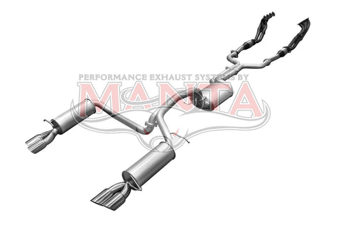 Manta Performance 2.5in L & R with Extractors Muffler/Muffler (Falcon BA/BF 02-08)