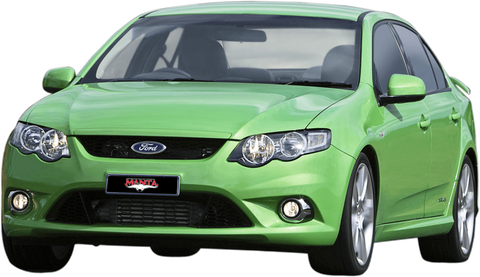 Manta Performance Dual 2.5in Full System Turbo Back Aluminised Steel - Medium (Falcon FG 08-16) — fits Ford Falcon