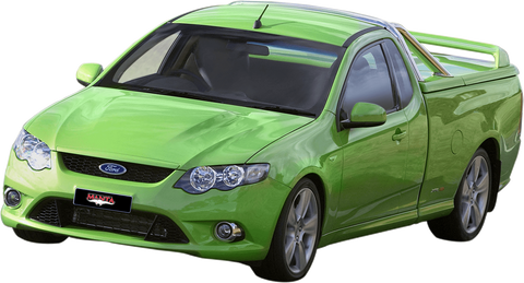 Manta Performance Dual 2.5in Full System with Extractors Aluminised Steel - Quiet (Falcon FG 08-16) — fits Ford Falcon