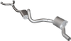 Manta Performance Dual 2.5in Full System with Extractors Aluminised Steel - Quiet (Falcon 88-98) — fits Ford Falcon... (image