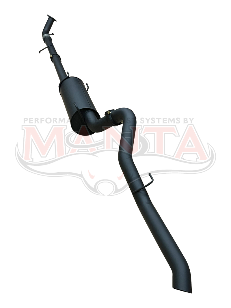 Manta Performance 3in Turbo Back With Muffler, With Cat (Cannon Ute 2.0L TD 20-25)