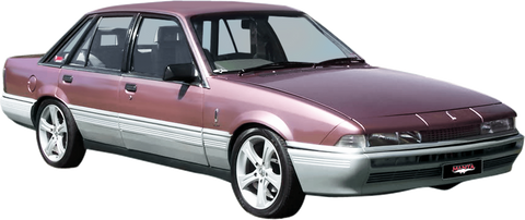 Manta Performance Single 3in Full System Dump Pipe Back Aluminised Steel - Quiet (Commodore VL 86-88) — fits Holden...