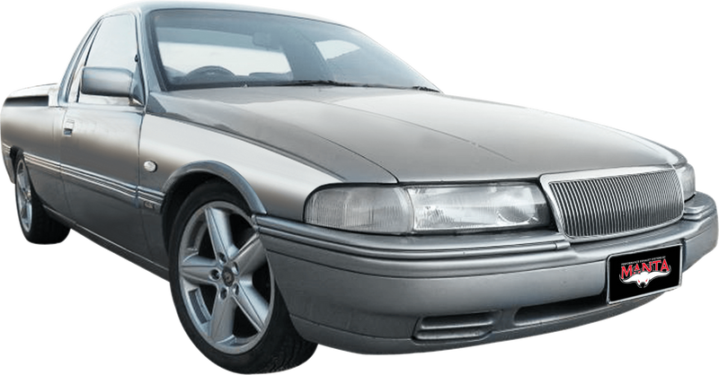 Manta Performance Single 2.5in Full System with Extractors Aluminised Steel - Medium (Commodore 88-95)
