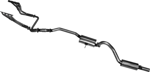 Manta Performance Single 3in Full System with Extractors Aluminised Steel - Quiet (Commodore 88-95)