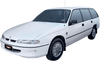 Manta MKHN0084 Single 2.5in Cat Back Aluminised Steel - Medium (Commodore VS 95-97)