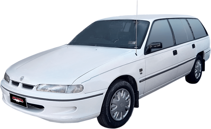 Manta MKHN0084 Single 2.5in Cat Back Aluminised Steel - Medium (Commodore VS 95-97)