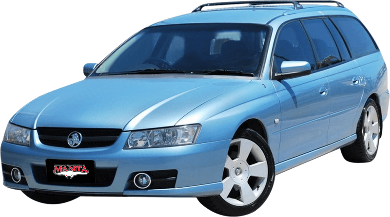 Manta MKHN0096 Single 2.5in Cat Back Aluminised Steel - Loud (Commodore VZ 04-06)
