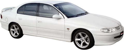 Manta Performance Dual 3in Full System with Extractors Aluminised Steel - Medium (Commodore VT 97-00)