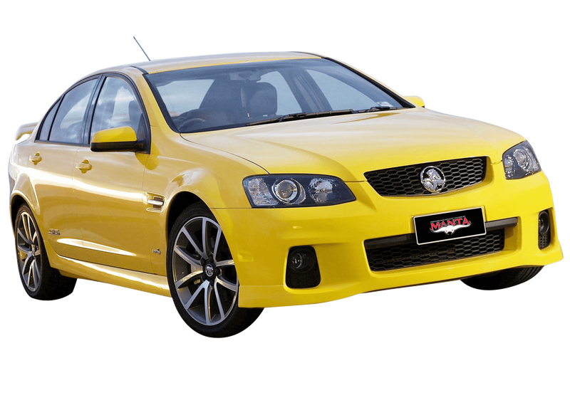 Manta Performance Dual 3in Full System with Extractors Aluminised Steel - Medium (Commodore VE 06-13) — fits Holden...