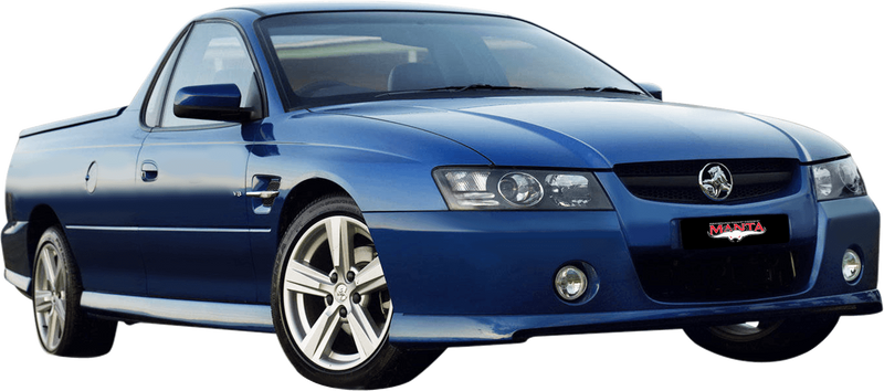 Manta Performance Dual 3in Full System with Extractors Aluminised Steel - Medium (Commodore 00-06)