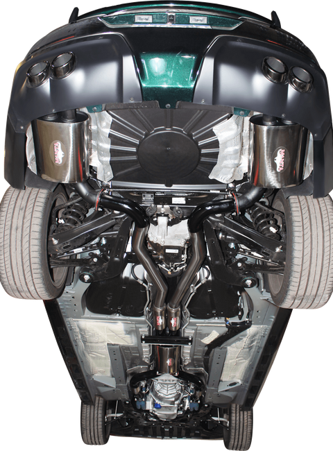 Manta Performance Dual 3in Full System with Extractors Aluminised Steel - Quiet (Statesman/Caprice 06-13)