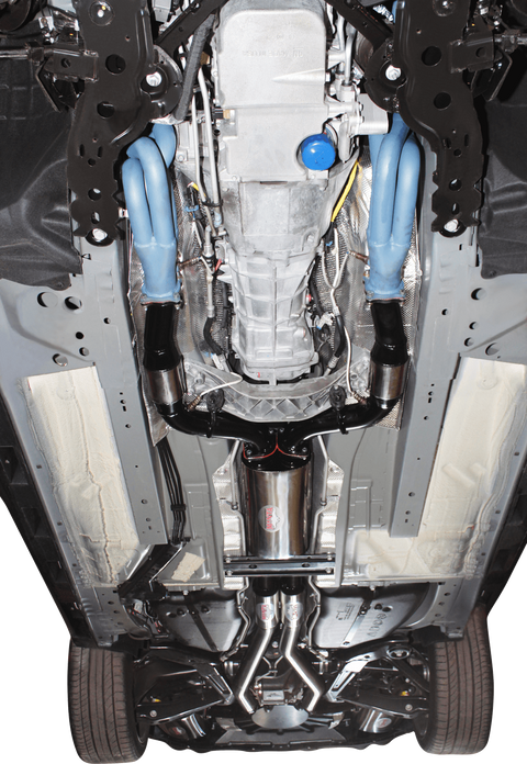 Manta Performance Dual 2.5in Full System with Extractors Aluminised Steel - Quiet (Commodore VF 13-17)