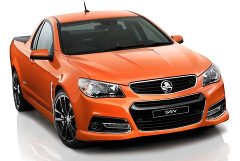 Manta Performance Dual 2.5in Full System with Extractors Aluminised Steel - Quiet (Commodore VF 13-17) — fits Holde...