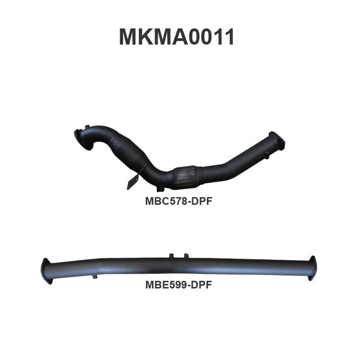 Manta Performance DPF Delete Only with Cat (BT-50) — fits Mazda BT-50 UP