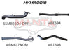 Manta MKMA0018 Turbo Back without Cat & Muffler (BT-50 20+)