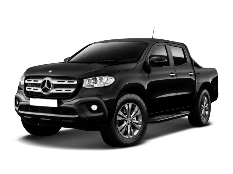 Manta Performance Single 3in Turbo Back without Cat Aluminised Steel - Quiet (X-Class 17-20) — fits Mercedes Benz X...