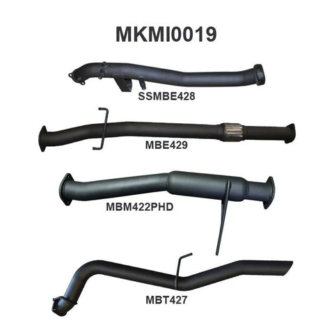 Manta Performance Turbo Back without Cat - Hotdog (Triton MQ 15-18)