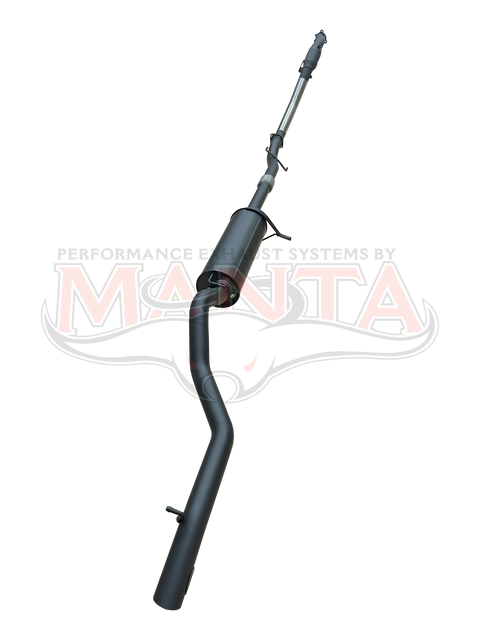 Manta Performance 3in Turbo Back With Cat & With Muffler (Pajero Sport QE, QF, QG 15-24) — fits Mitsubishi Challeng...