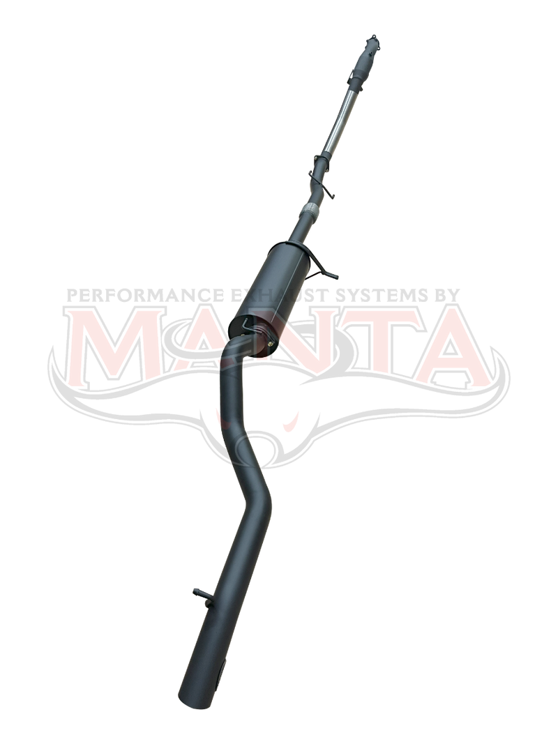 Manta Performance 3in Turbo Back With Cat & With Muffler (Pajero Sport QE, QF, QG 15-24) — fits Mitsubishi Challeng...