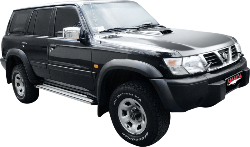 Manta Performance Single 3in Full System Aluminised Steel - Quiet (Patrol GU 97-16)