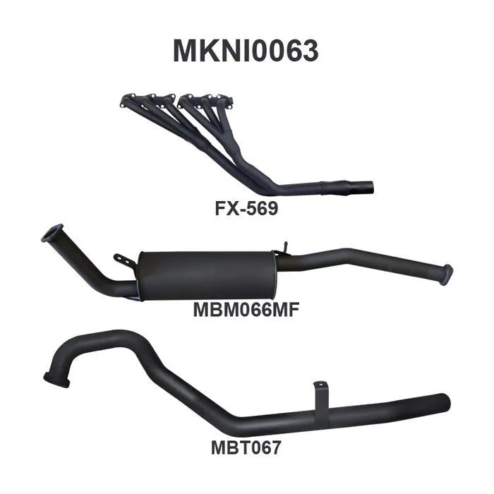 Manta Performance 2.5 Full System with Extractor (Patrol GQ 87-97) — fits Nissan Patrol GQ