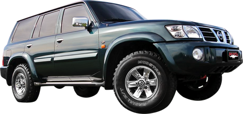 Manta Performance Single 2.5in Cat Back Aluminised Steel - Medium (Patrol GU 97-16)