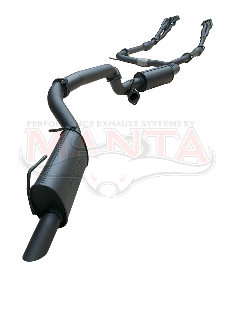 Manta Performance 3in Full Exhaust System, Small Muffler Centre & Bi-Modal (Patrol Warrior Y62 V8 5.6L Wagon)