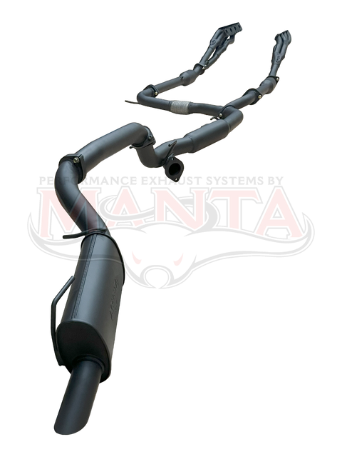 Manta Performance 3in Full Exhaust System, Hotdog Centre & Bi-Modal (Patrol Warrior Y62 V8 5.6L Wagon)