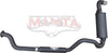 Manta Performance Single 2.5in Full System with Extractors Aluminised Steel - Medium (Jimny 21+) — fits Suzuki Jimn... (image