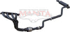 Manta Performance Single 2.5in Full System with Extractors Aluminised Steel - Medium (Jimny 21+) — fits Suzuki Jimn... (image