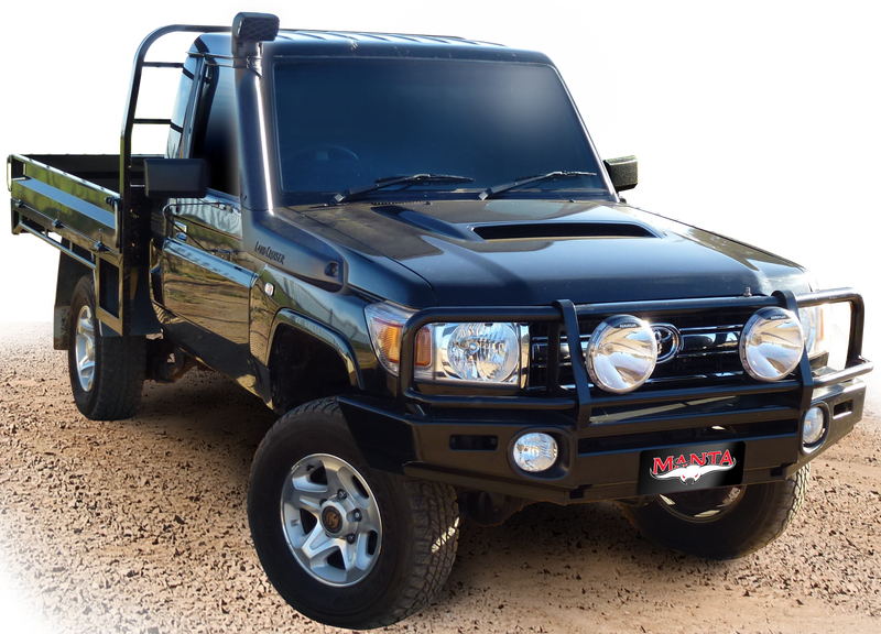 Manta Performance 3in Full System with Cat Aluminised Steel - Medium (Landcruiser VDJ79 07-16)